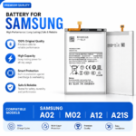 Samsung A02/M02/A12/A21S Battery  EB-BA217ABY (Orginal Quality)