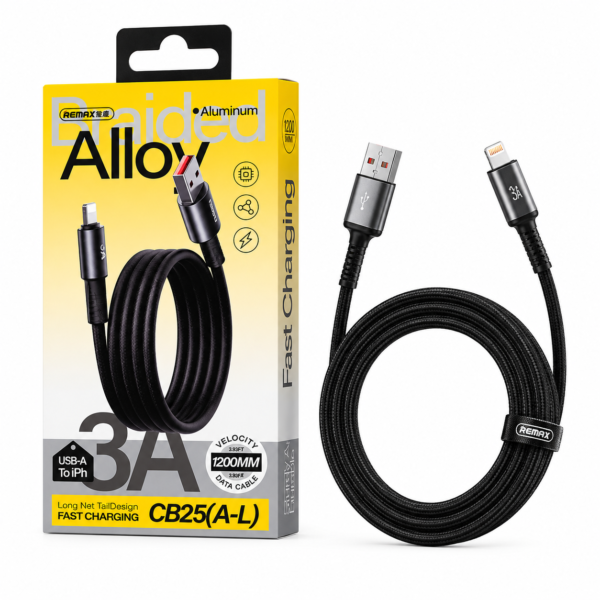 Remax USB A -lightning fast charging cable 3A CB25 A-l