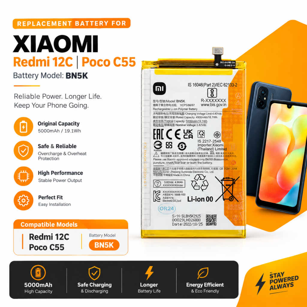 redmi 12c battery