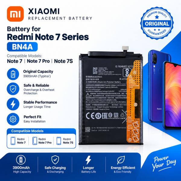 Battery For Xiaomi Redmi Note 7 Note7 Pro 7Pro Note7Pro BN4A ORG Quality