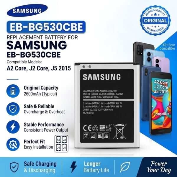 Grand Prime (G530), Grand Prime Value (G531), Grand Prime Duos, J2 (2016), J2 Pro, J2 Core, J2 Prime (G532), J3 2016, J3 j500, J5 (2015), J5 Duos, On5,A2 core