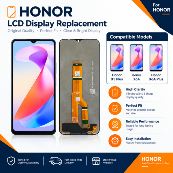 Honor x5 plus Display